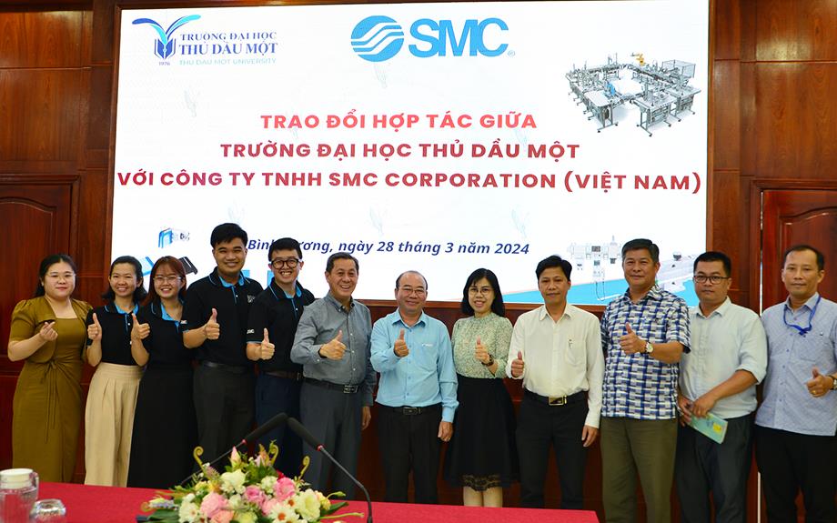 Hợp tác về tự động hóa với Công ty SMC Corporation Việt Nam